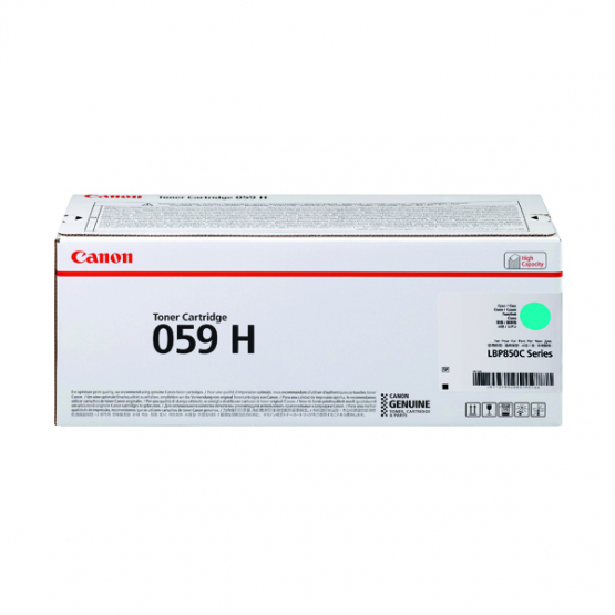 Canon 059H Cyan Toner Cartridge (3626C001) 